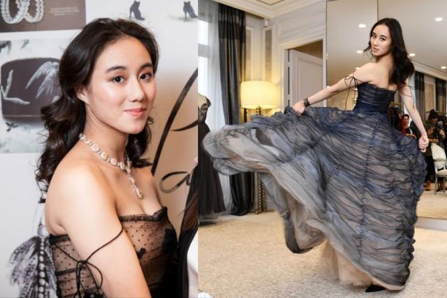小公主何超欣惊艳巴黎名媛舞会! 她身上的Dior晚装全世界只有一条