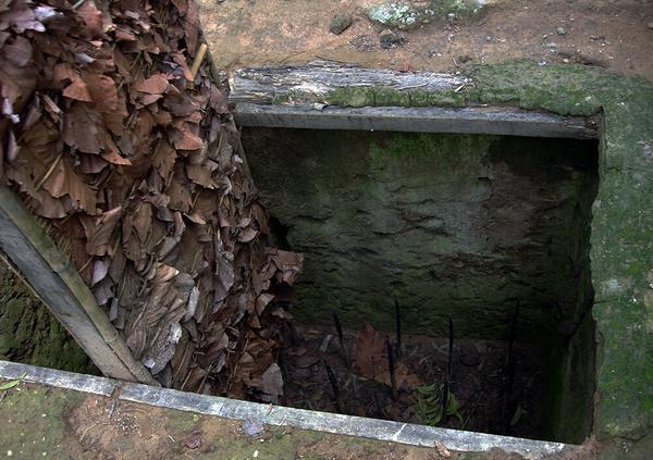 越南人当年做的陷阱, 看着就脚疼