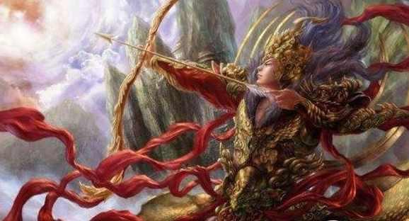 后羿射下的九个太阳, 是玉皇大帝的儿子吗?