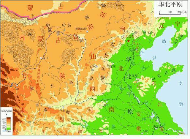 我国四大平原图片