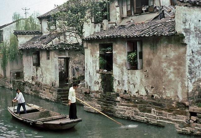 老照片: 三十年前江苏南京、苏州对比