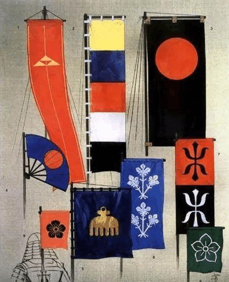 为什么古代日本军队打仗, 那些日士兵背后还插个大旗子?