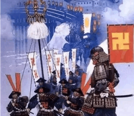 为什么古代日本军队打仗, 那些日士兵背后还插个大旗子?