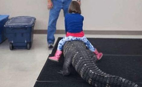 父亲正在做饭，听到客厅有动静，跑过来后不淡定了