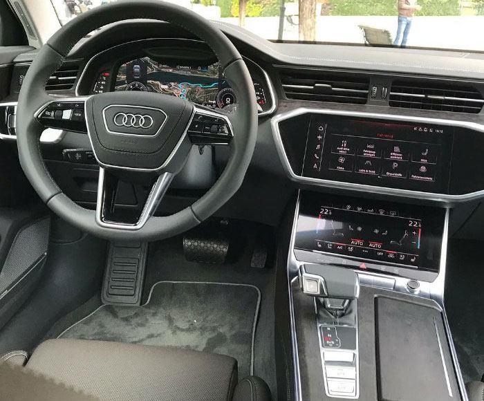 全新奥迪A6夜间内饰效果, 媲美A8, 美得不像话, 奔驰E真比不了