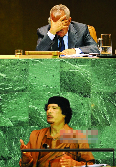 这样的卡扎菲, 怎能不灭亡
