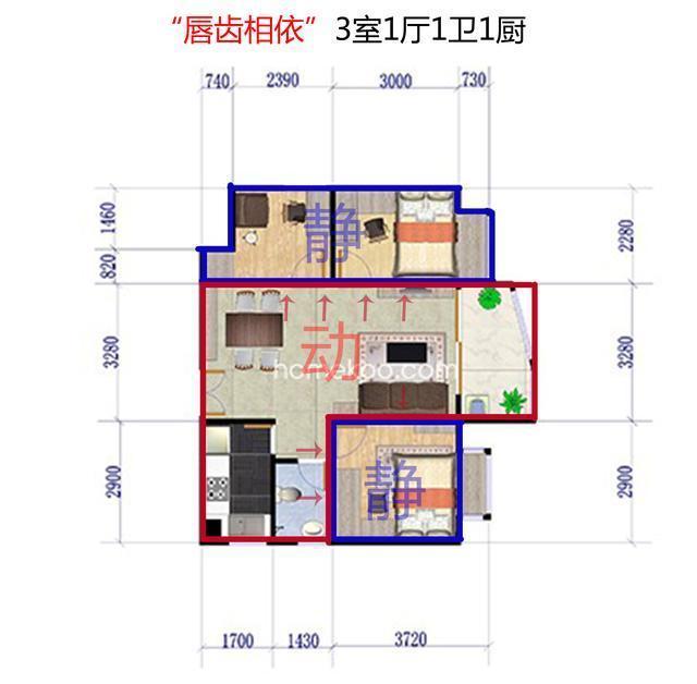 如果你买的房子具备这四个特征, 那恭喜你, 你买到“黄金户型”了