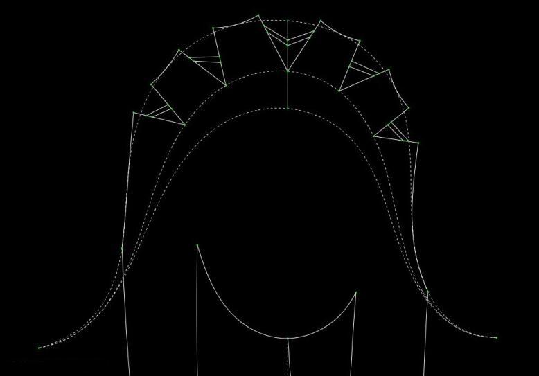 女装制版版型细节处理-服装打版