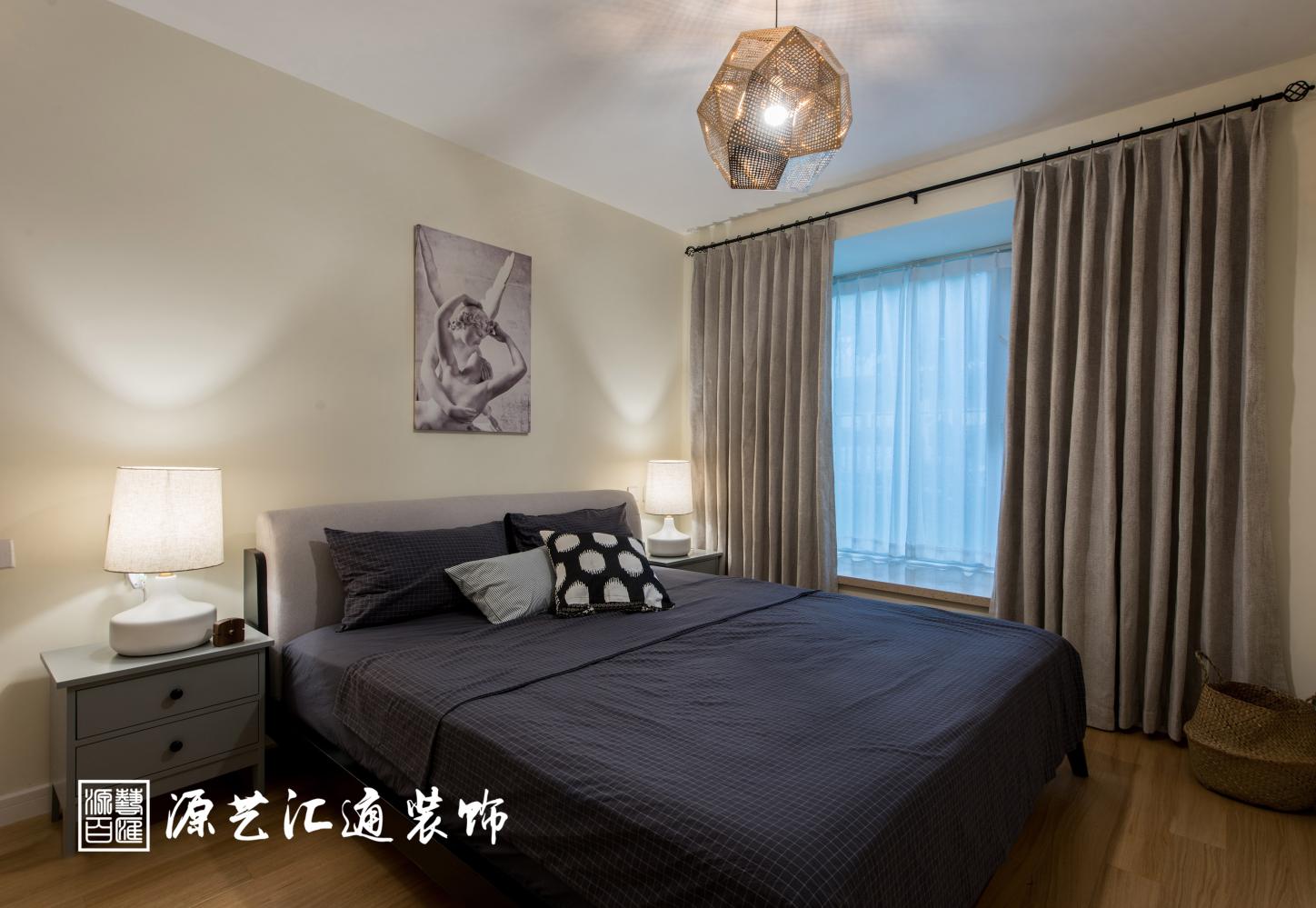 【源艺汇通】太原保利百合100.8平米混搭风格装修案例展示