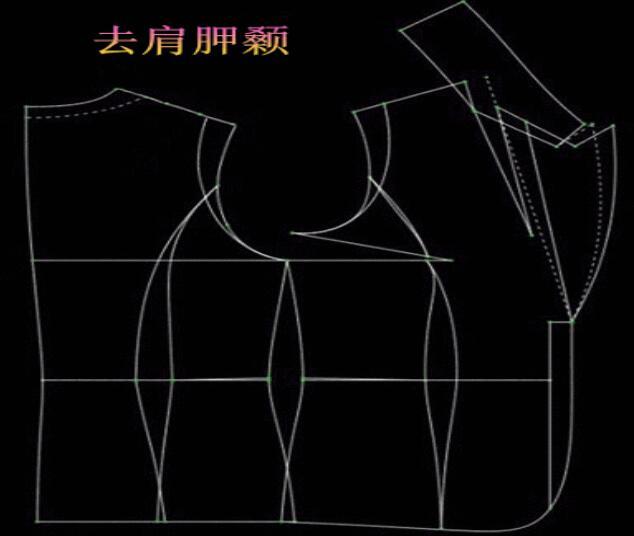 女装制版版型细节处理-服装打版