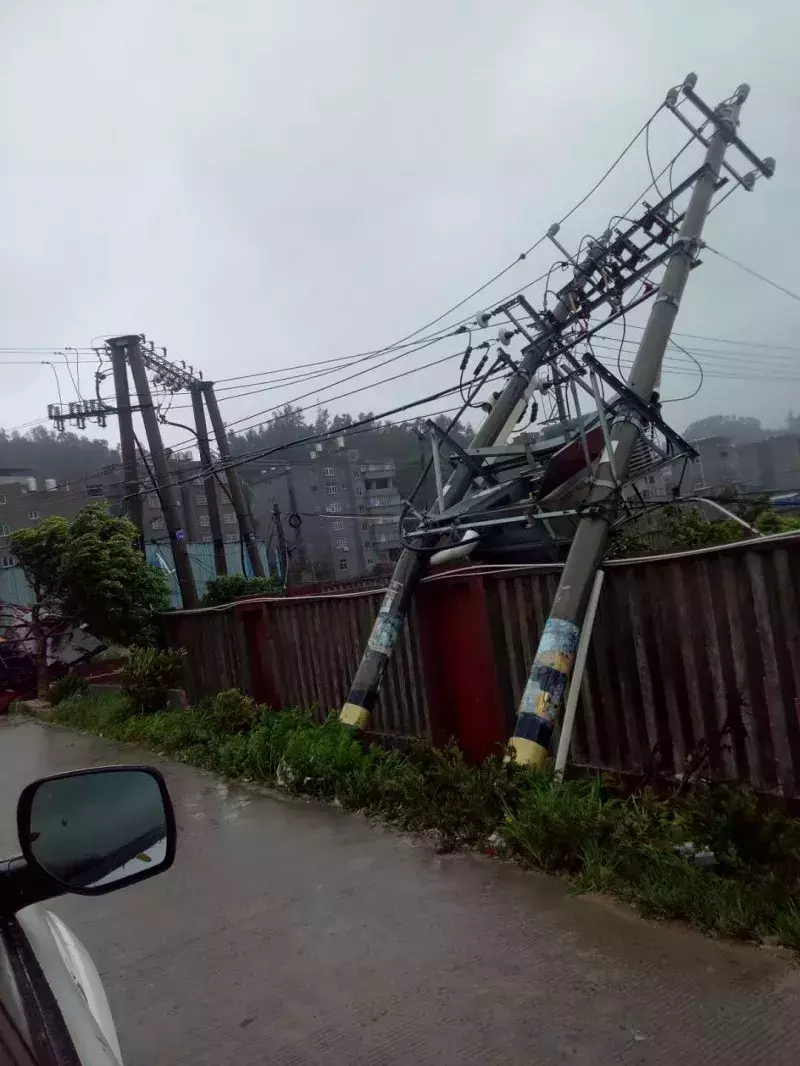 台风后 为什么容易停电?