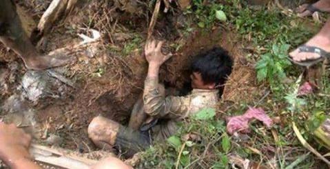 农村小伙石头底下挖出罕见美味, 看看你家石头底下有没有