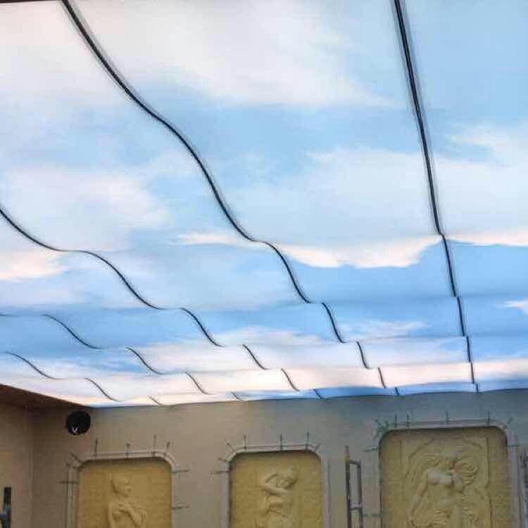 蓝天白云软膜天花 ▼