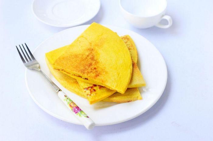 松软香甜的小米面鸡蛋煎饼 松软香甜的小米面鸡蛋煎饼