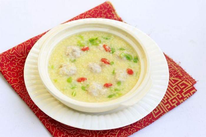 春季养生又养胃的小米汆丸子 春季养生又养胃的小米汆丸子