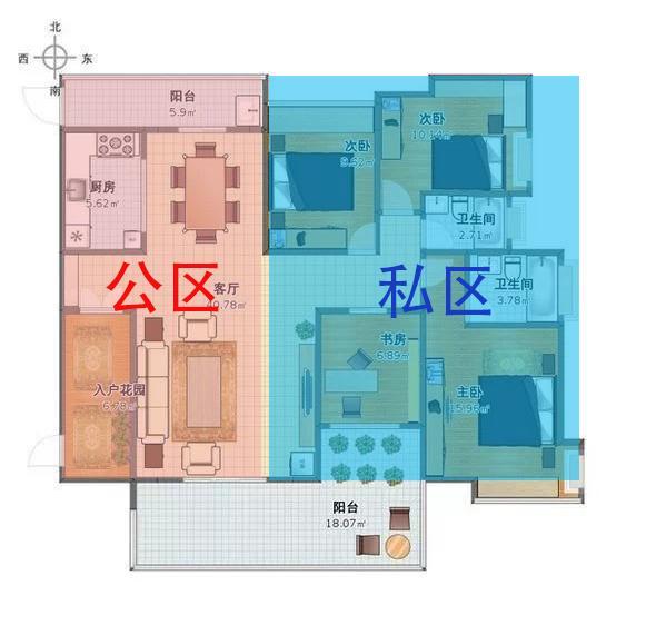 如果你买的房子具备这四个特征, 那恭喜你, 你买到“黄金户型”了