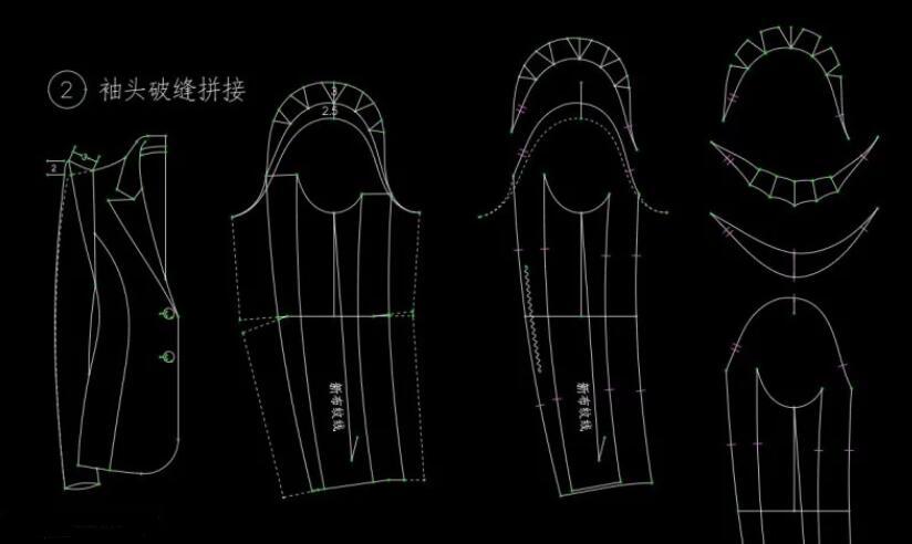 女装制版版型细节处理-服装打版