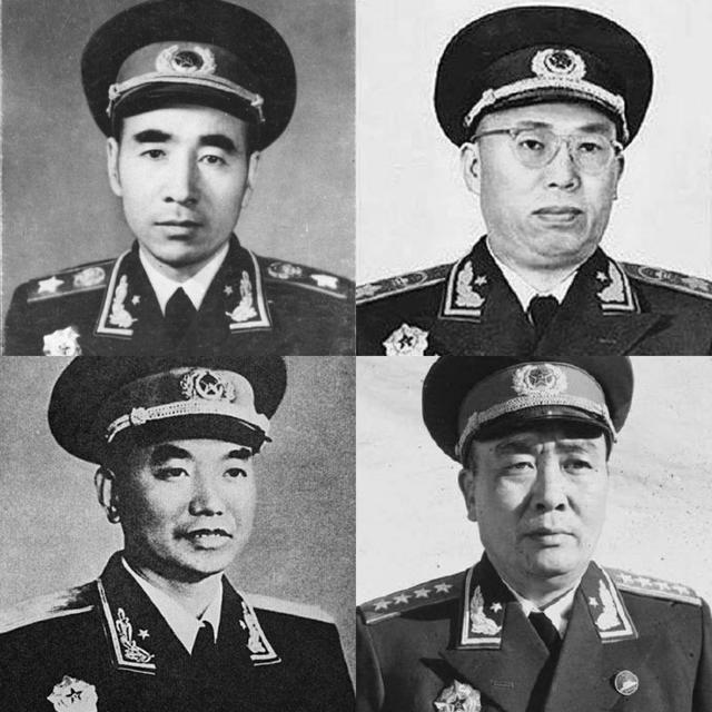 建国前解放军五大野战军主要领导编制及其各自产生的开国将帅数据情况