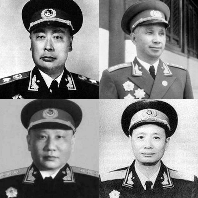 建国前解放军五大野战军主要领导编制及其各自产生的开国将帅数据情况