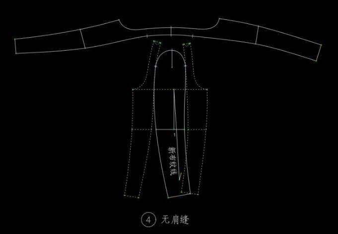 女装制版版型细节处理-服装打版