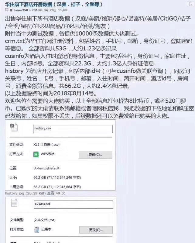 2018年, 你的數據被竊取了多少? 看過之后就別亂開房了