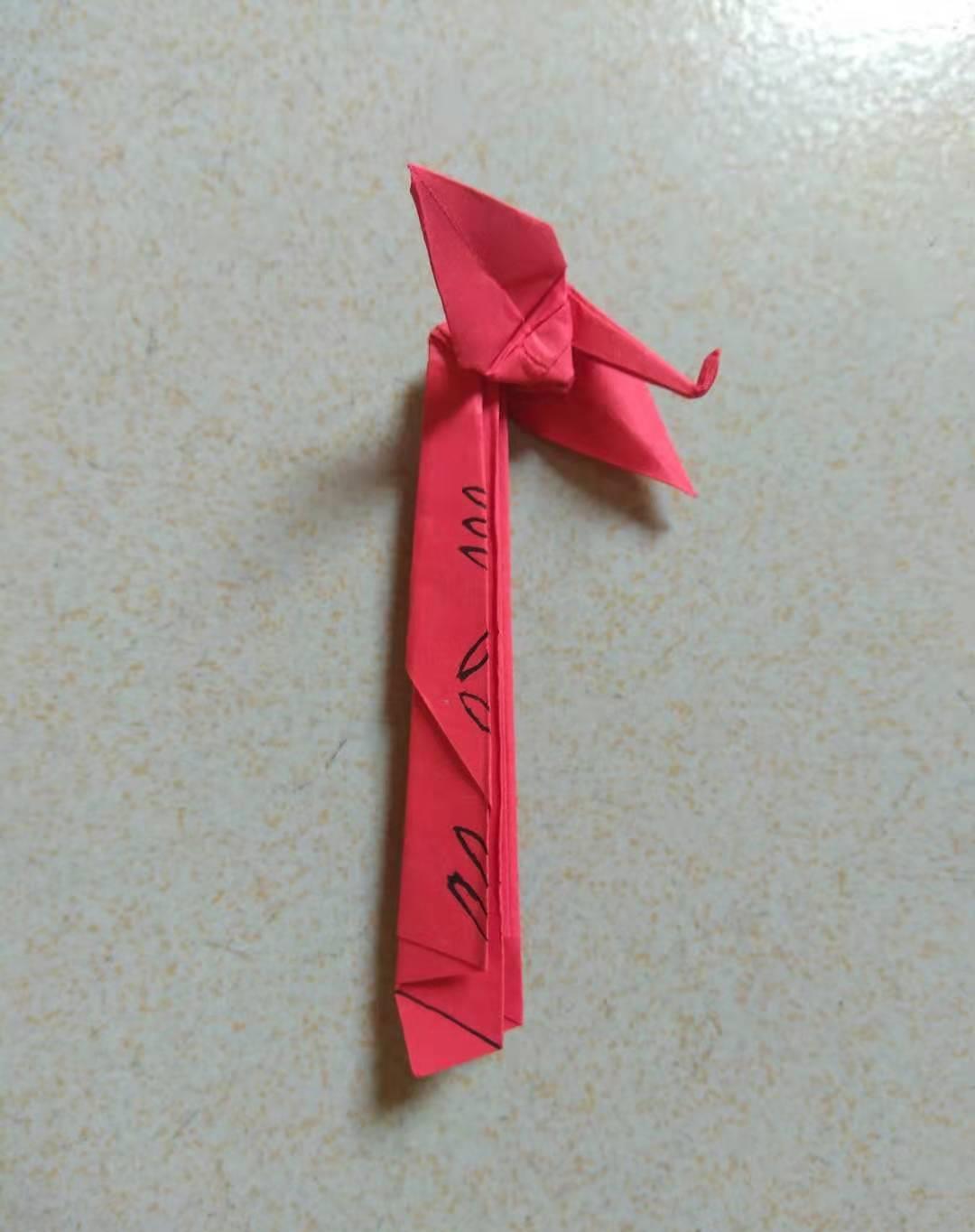 教你折一只简单漂亮的凤凰步骤分享