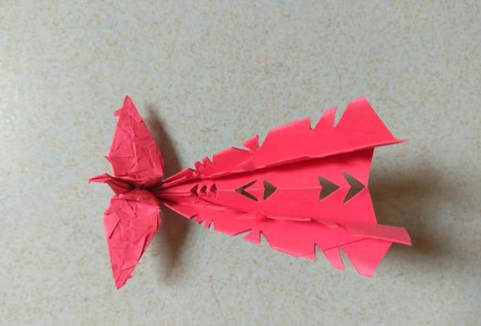 教你折一只简单漂亮的凤凰步骤分享