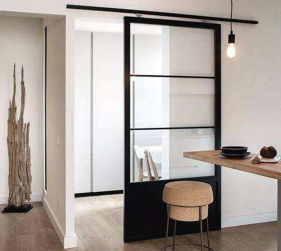 德国人都不爱在厨房装推拉门,反而喜欢装这种门,漂亮实用不占地