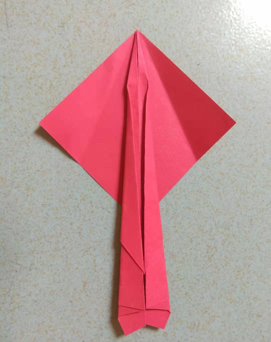 教你折一只简单漂亮的凤凰步骤分享