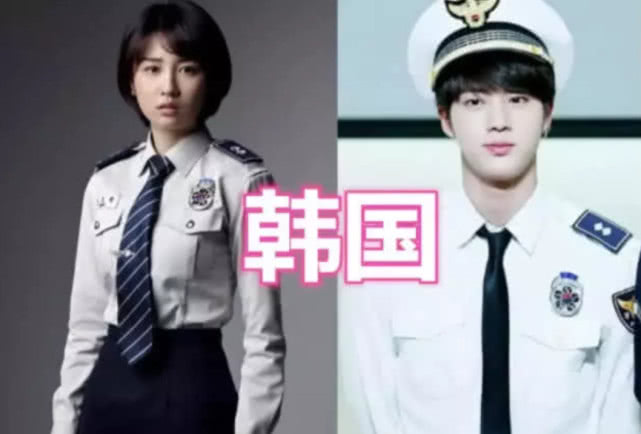 都是“警服”，美国VS韩国，看到迪拜：确定不是防晒衣？