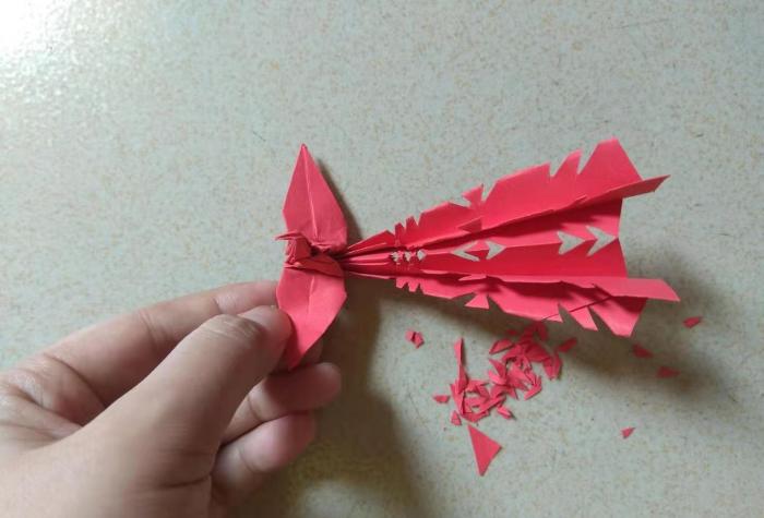 教你折一只简单漂亮的凤凰步骤分享