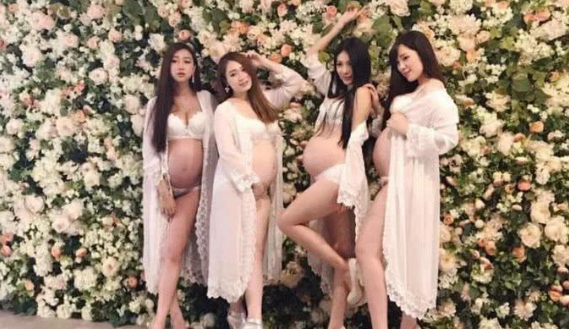 抖音四花旦同时怀孕，“蝴蝶坐”炸翻热搜，网友：孩子他爸去哪了？