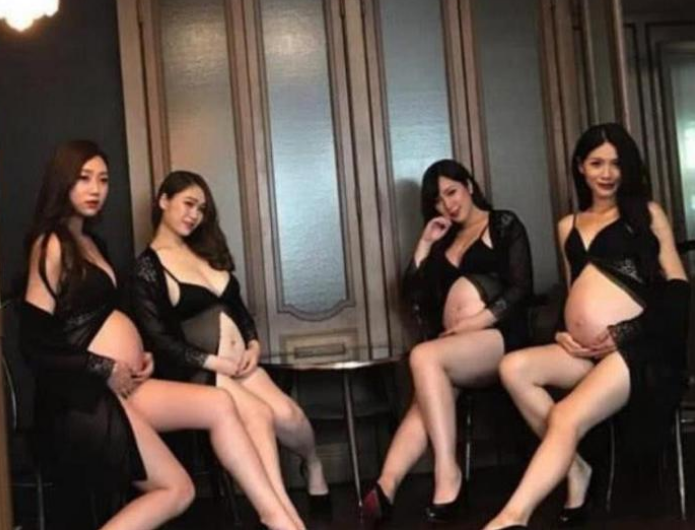 抖音四花旦同时怀孕，“蝴蝶坐”炸翻热搜，网友：孩子他爸去哪了？