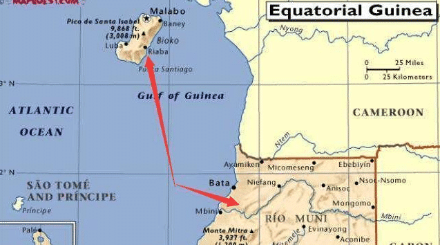 非洲最富有的国家, 人均GDP是中国的四倍, 首都离本土160公里