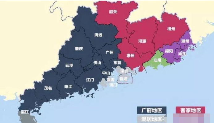 为什么南方人说广东看起来像三个省