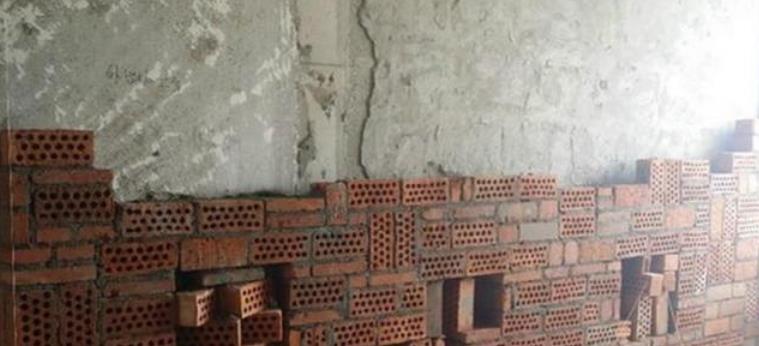 这是我见过最贵的新砌墙体了，就连业主自己都说，成本很高