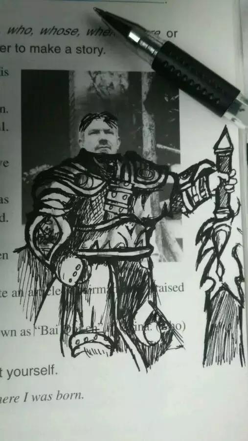 那些脑洞大开的课本涂鸦，语文老师气吐血，哈哈哈哈哈！！