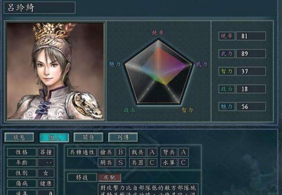 #三国志#三国志11威力加强版：最厉害的四位女武将，谁说女子不如男？