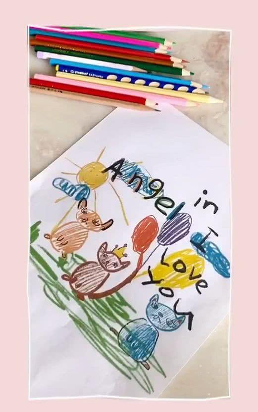 李小璐:李小璐晒母亲节礼物,甜馨亲手绘画超贴心,一处细节仍惦记贾乃亮