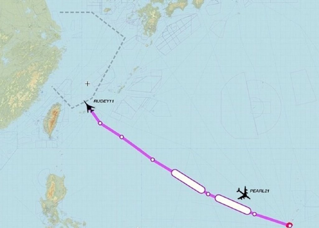 轰炸机|8月16日，B1B轰炸机在东海受辱，航迹图显示细节，俄：大国真怒了