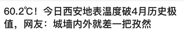 [二氧化碳]地表温度达到诡异的60度！一场灾难可能正在发生