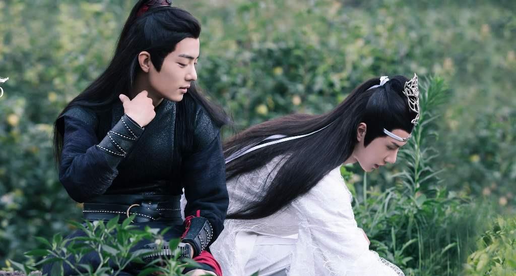 蓝忘机|《陈情令》原初造型曝光！魏无羡扎高马尾、蓝湛却像换了一个人