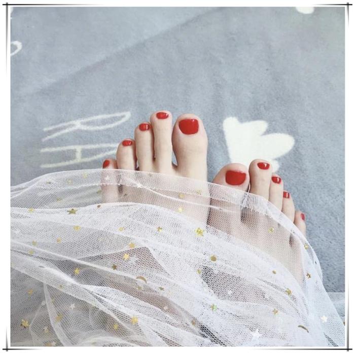 我的脚丫子美美哒：露脚趾的季节，漂亮显白的脚美甲强势来袭(图15)