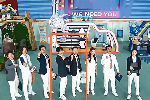 奔跑吧兄弟▲奔跑吧正式接档《王牌对王牌》，谁注意宣传照上C位是谁？有点意思