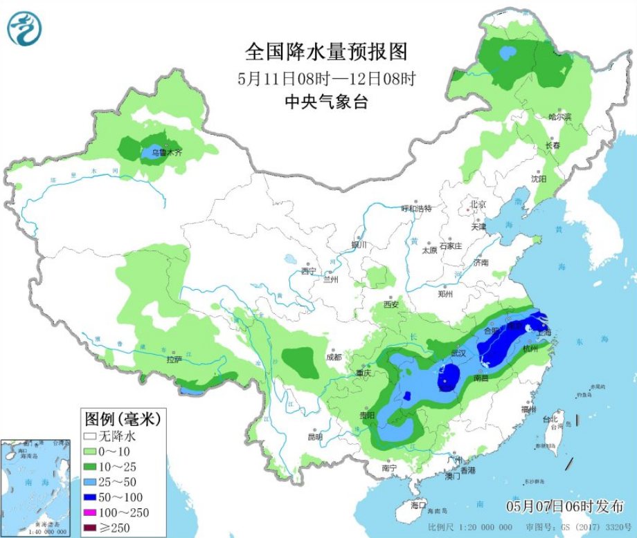 完美小世界 新一轮雨水即将启动！中雨大雨暴雨将覆盖下列区域！10~13日最新预报