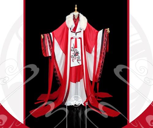 心理测试:哪款红色宫装最大气,测前世你掌管什么?