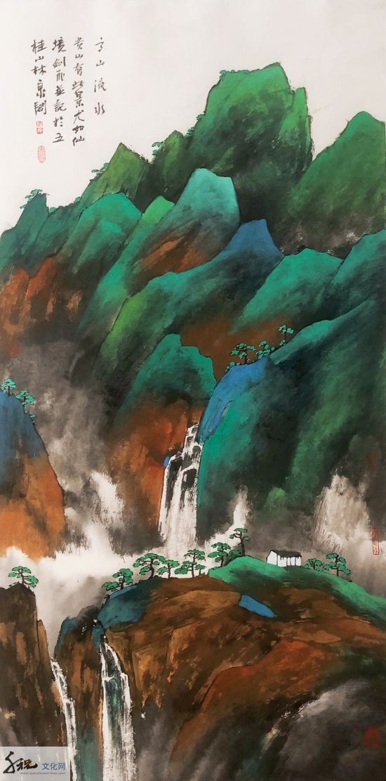 中国重彩山水画创始人武剑飞教授做客千祝文化网畅谈"写意重彩艺术"的