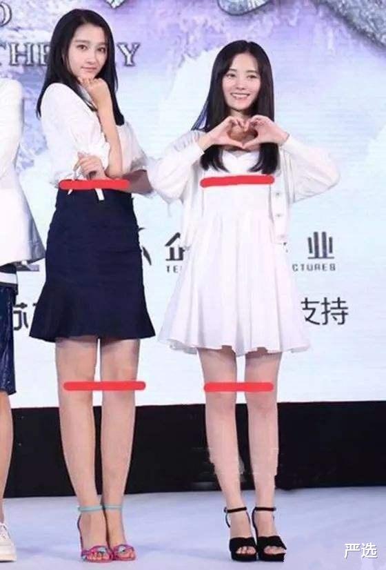 鞠婧祎|腿长和腿细哪个更重要？159的鞠婧祎和173的关晓彤告诉你，太真实