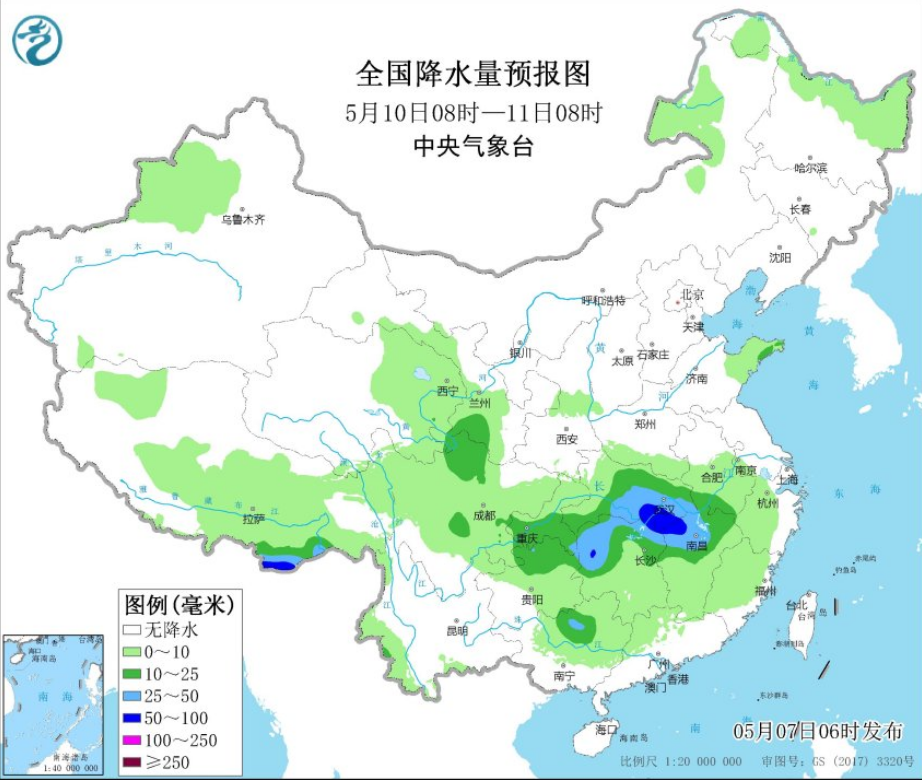 完美小世界 新一轮雨水即将启动！中雨大雨暴雨将覆盖下列区域！10~13日最新预报