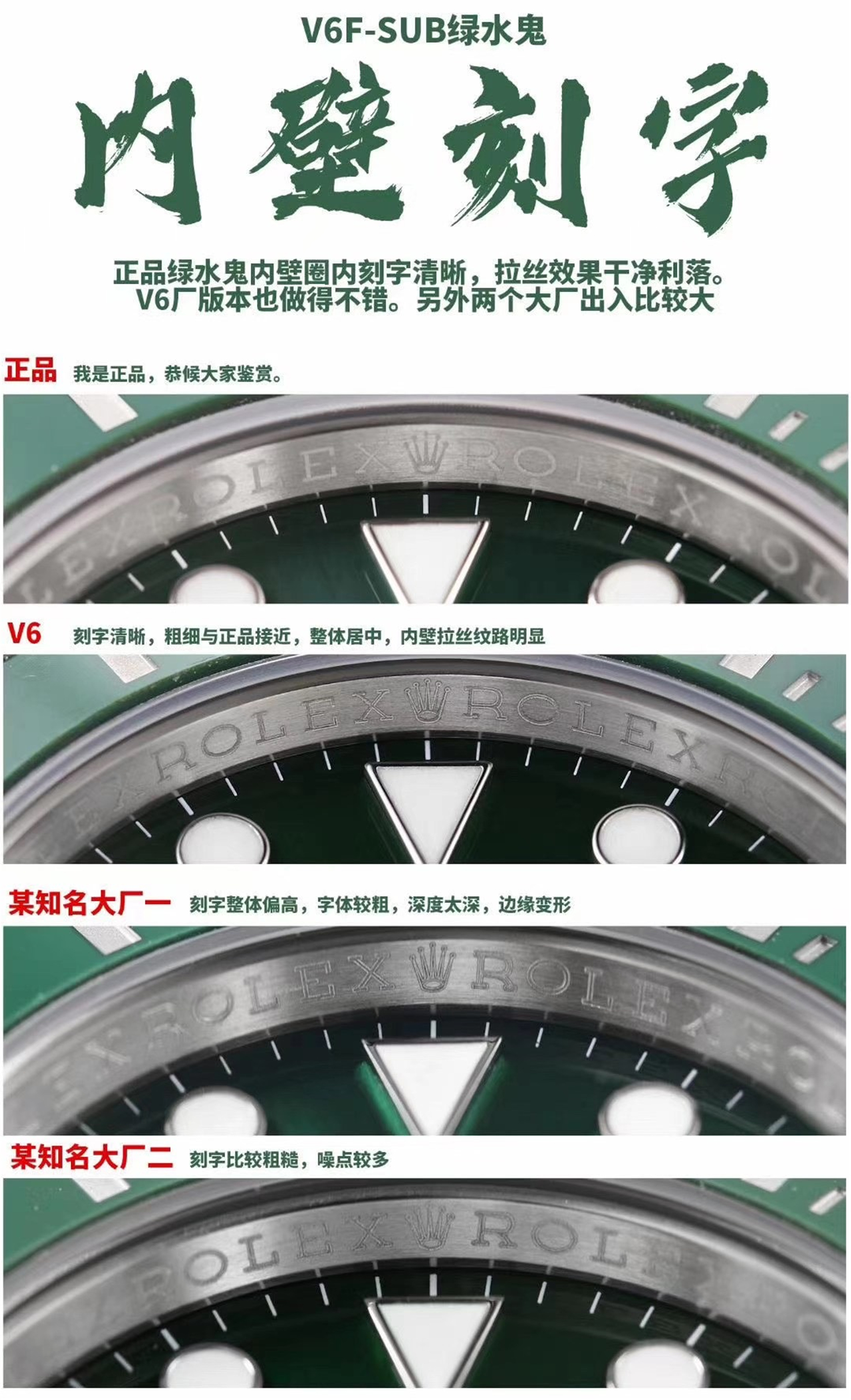 评测|版本这么多？来看看HBB首发绿水鬼对比各版本评测